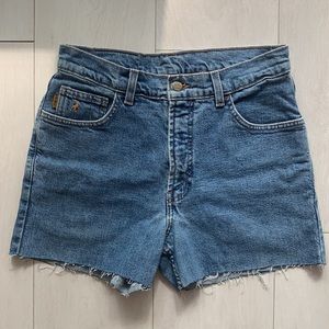 High-Waisted Denim Shorts